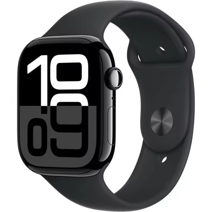 Apple Watch Series 10 GPS 46mm Ca Aluminio Azabach y Correa Deportiva Negra Talla S/M - 1