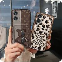 Funda de teléfono duradera con funda para tarjeta para MOTO Edge50 Fusion, funda suave con ranura para tarjeta de diseño a la moda, resistente a la suciedad con dibujos animados - details 2