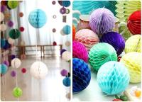 Bolas de Miel de Papel Decorativas 5pcs 10/15cm para Bodas, Fiestas de Cumpleaños, Baby Showers - details 14