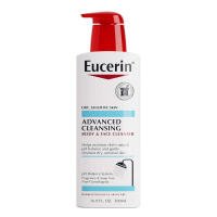 Eucerin Advanced Cleansing Cleanser, gel de baño facial suave y equilibrado con PH para pieles normales a secas y sensibles, sin jabón, - details 1