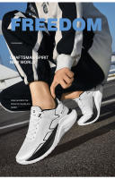 Zapatillas de correr transpirables con suela de goma para hombre, moda, gris - details 2