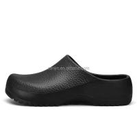 Nuevos zapatos de trabajo negros desnudos para hombres, zuecos impermeables para chef, ligeros de EVA de bajo precio de China - details 6