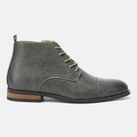 Botas para hombres Botas de cuero cómodas de tobillo de marca de moda para hombres - details 3