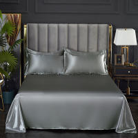 Bonenjoy-sábana lisa y sedosa para el hogar, ropa de cama de Color sólido, estilo lujoso, sin funda de almohada, 1 unidad - details 23