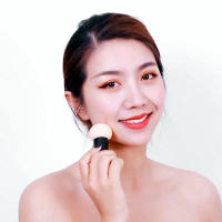 Esponja de Polvo Redonda Herramienta de Mezcla de Maquillaje para Mujeres y Niñas - details 5