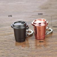 Llavero de Metal 3D creativo con forma de cafetera, Mini llavero con mango de café, llavero creativo con forma de jarra Moka, colgante pequeño - details 23