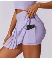 Falda deportiva con bolsillo Cloud Rise para niñas, faldas plisadas para correr, tenis, mujeres, gimnasio, entrenamiento, pantalones cortos Fiess, faldas de Golf de cintura alta - details 7