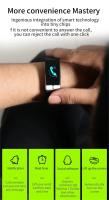 Reloj inteligente E66 para hombre, pulsera deportiva resistente al agua, ECG, PPG, frecuencia cardíaca, oxígeno en sangre, adecuado para IOS - details 11