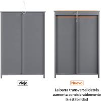 Armario de Baño de Suelo Mueble Auxiliar Comodo con 4 Cajones Estante Ajustable 81x30x83 cm Blanco - details 16