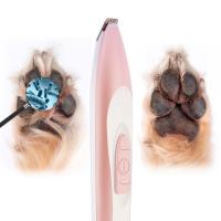 Recortadora de patas inalámbrica para mascotas con pantalla LED, recargable por USB, afeitadora de patas de gato, impermeable, portátil, eléctrica. - details 13