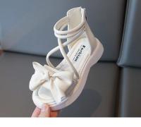 Gladiator Girls, zapatos de playa para niños, sandalias romanas con lazo y cremallera trasera, moda suave, novedad de verano 2025 - details 14