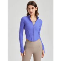 Ropa de yoga, tops deportivos de otoño e invierno para mujer, cremallera ajustada, chaquetas informales de manga larga, ropa para correr y fitness - details 1