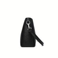 2025 Nuevo bolso de hombro informal para mujer: gran capacidad de 3 capas, bolso cruzado sintético negro minimalista con correa extraíble y cierre de cremallera para el trabajo, viajes diarios, citas y compras, bolso de hombro grande, accesorio versátil, - details 15
