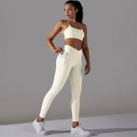 Conjunto de Yoga para Mujeres Sports Bra con Bolsillos, Leggings de Levantamiento de Glúteos, Zapatillas de Correr - details 8
