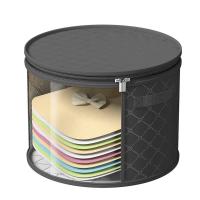 Cubo de almacenamiento plegable para sombreros, bolsa de almacenamiento para sombreros con ala transparente de gran capacidad, bolsa de almacenamiento transparente a prueba de humedad para ropa, sombrero, bolsa de almacenamiento de juguetes - details 6