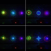 Luz de Efecto de DJ ESHINY Proyector de 180 Patrones de Láser RGB para Escenario y Barra de Baile Sistema de Luces de Fiesta DMX512 G14N6 - details 4