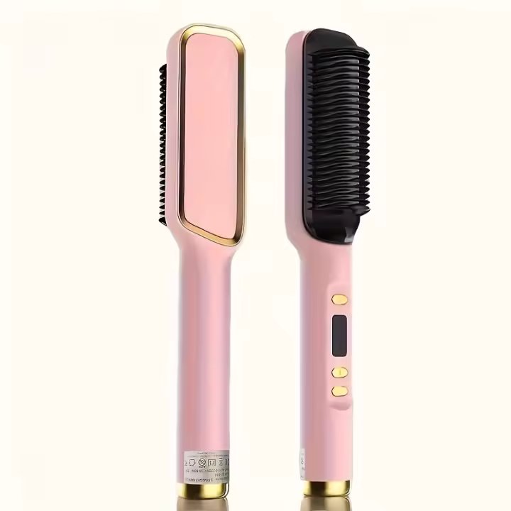 Alisador y Rizador 2 en 1, Uso Dual, Herramienta de Estilismo para Húmedo/Seco para Rizo Perfectos y Cabello Suave, Calidad de - 1