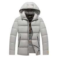 Nueva chaqueta gruesa cómoda y versátil para hombre, moda para actividades al aire libre, abrigo a prueba de viento para mantener el calor, Parka informal con sombrero extraíble para invierno - details 5