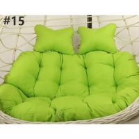 Cojín de Silla de Doble Asiento para Columpio de Huevo sin o con Relleno Cubierta Redonda Desmontable de Papasan para Casa y Patio - details 19