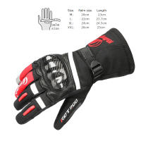 Guantes de Motocicleta para Invierno Cálidos, A Prueba de Viento, Pantalla Táctil, Antideslizantes, Talla M-XXL - details 0