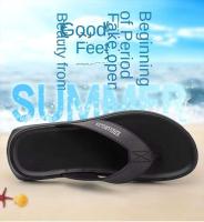 Novedad de verano, chanclas de PVC a la moda, zapatillas juveniles antideslizantes de Color sólido con Clip para la playa con punta abierta, zapatillas para hombre - details 0
