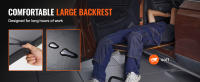 SucceBuy Under Dash Creeper, 1016 mm, 149,7 kg de capacidad, altura ajustable, ayudante mecánico de altura ajustable - details 4
