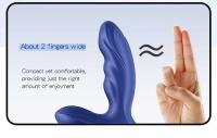 Leten APP Control vibradores anales masaje trasero estimulador de próstata ano masturbador masculino enchufe juguetes sexuales para hombres - details 7