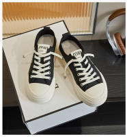 Malla transpirable pequeños zapatos blancos nuevos zapatos individuales casuales de las mujeres plataforma zapatos de tablero de color sólido zapatos de mujer versátiles - details 20