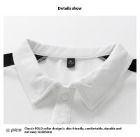 Camiseta manga corta hombre polo holgado antibacteriano adelgazante polo cómodo transpirable - details 11