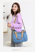 Bolso vintage de un hombro de mujer, bolso de lona de gran capacidad, bolso de mujer - moda - details 2
