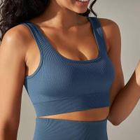 Sujetadores deportivos sin costuras para mujer, ropa interior a prueba de golpes para correr en el gimnasio, top corto, sujetador de yoga transpirable - details 35
