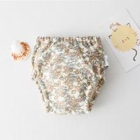 Ins dibujos animados bebé dejar pañal pantalones de entrenamiento pañal de gasa de algodón puro pantalones de aprendizaje pañal impermeable - details 4