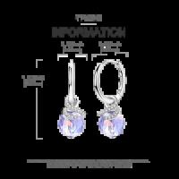 Pendientes de plata brillantes en forma de U Laza Aro para mujer, adecuados para regalos de fiesta de compromiso de aniversario, 2025 - details 14