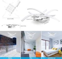 Luces LED de techo para decoración de interiores, lámpara de araña, 24W, 32W, 220V, electrodomésticos para el hogar, dormitorio y sala de estar - details 12