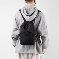 Mochila escolar de nailon transpirable para hombre, impermeable, resistente al desgaste, almacenamiento en capas, ligera para ej - details 1