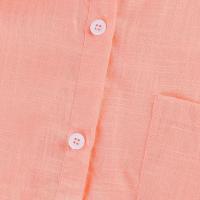Camisa Simple y a la Moda para Mujer Algodón y Lino Informales, Clásicas con Manga Corta y Borlas - details 54