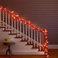 Guirnalda de luz L de hoja de arce artificial de 2/3/6M ideal para decoración de Navidad y Año Nuevo - details 5