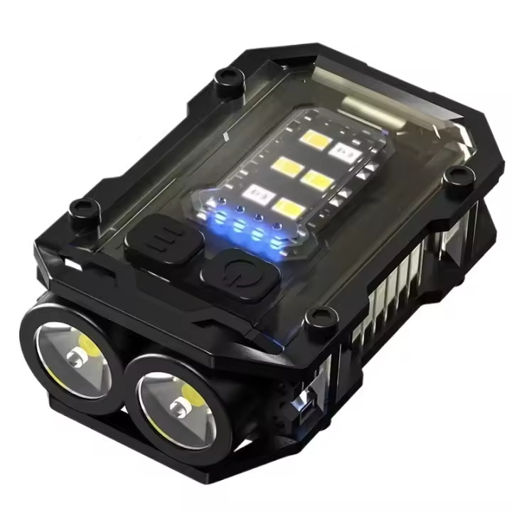 BALDR G111 Linterna de bolsillo superbrillante LED multifuncional Linterna magnética COB EDC Mini llavero linterna recargable - 1