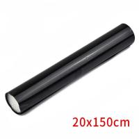 Parabrisas de coche, película solar transparente negra, parasol resistente a los rayos UV, tira de parasol, película opaca de vidrio frontal - details 2
