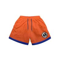 Pantalones Cortos de Rendería Transpirables Secado Rápido Estilo Gimnasio Anime 2 en 1 para Hombres - details 3