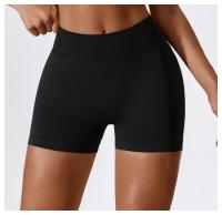 Shorts de Yoga de Cintura Alta Ajuste Ajustado para Abdomen y Cadera Material de Nylon - details 20
