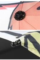 Rtoon automático para mujer, paraguas plegable de vid con tono negro, protector solar, garra en T - details 4