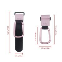 Ganchos metálicos de PU para cochecito de bebé, bolsa de almacenamiento, colgador Universal, accesorios para cochecito, 2 piezas - details 6