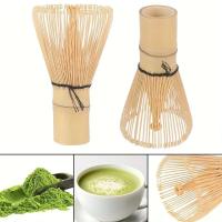 Accesorios de cocina, batidor de polvo verde Matcha 100, herramienta de bambú para ceremonia japonesa, cepillo de té, 1 ud. - details 4