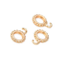Círculo redondo de latón de Color dorado de 18K, pulseras con agujeros grandes, collares de cuentas, colgantes, conectores, suministros para fabricación de joyas - details 32
