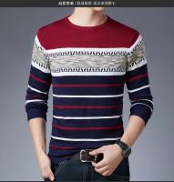 Jersey de manga larga para hombre, camisa de punto de manga larga informal de otoño e invierno a la moda - details 11