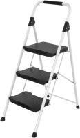 Peldaños Anchos con Baranda, Escalera de Tijera con Pedal Antideslizante, Taburete Plegable para Hogar Cocina Garaje Jardín Oficina, Capacidad de Carga de 900LBS, Azul - details 36