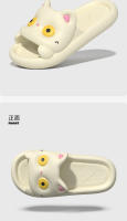 Lindo gato de la suerte de dibujos animados zapatillas de verano nuevo interior hogar baño baño gato sandalias - details 9