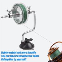 Enrollador de línea de pesca portátil, máquina de carrete giratorio de Baitcasting, sistema de bobinado, accesorios de herramientas de pesca, 2 piezas - details 3