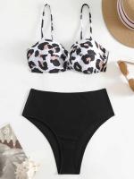 Conjunto de bikini push-pull para mujer, bikini sexy de encaje con lazo, traje de baño de dos piezas para mujer, traje de playa L 2024 - details 6